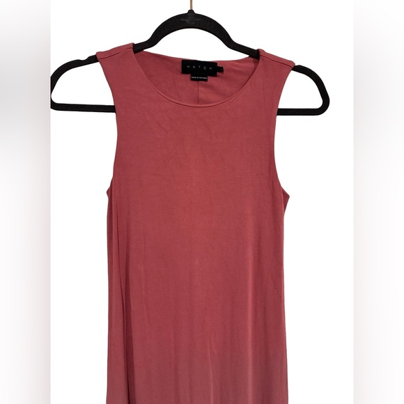 Hatch Pink Salmon Sleeveless Maxi Dress Maternity Size XS - Picture 2 of 6